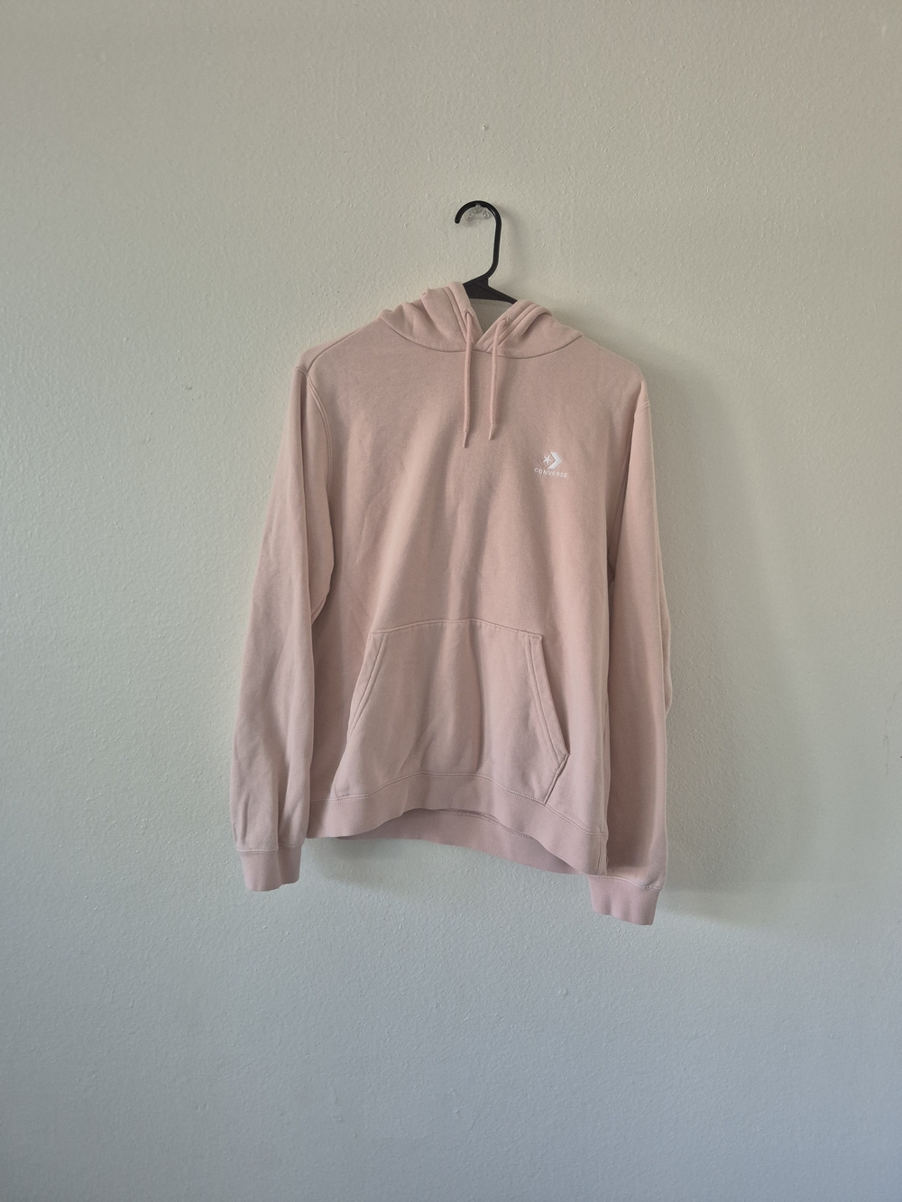 Converse Women's Pale Pink Pullover Hoodie